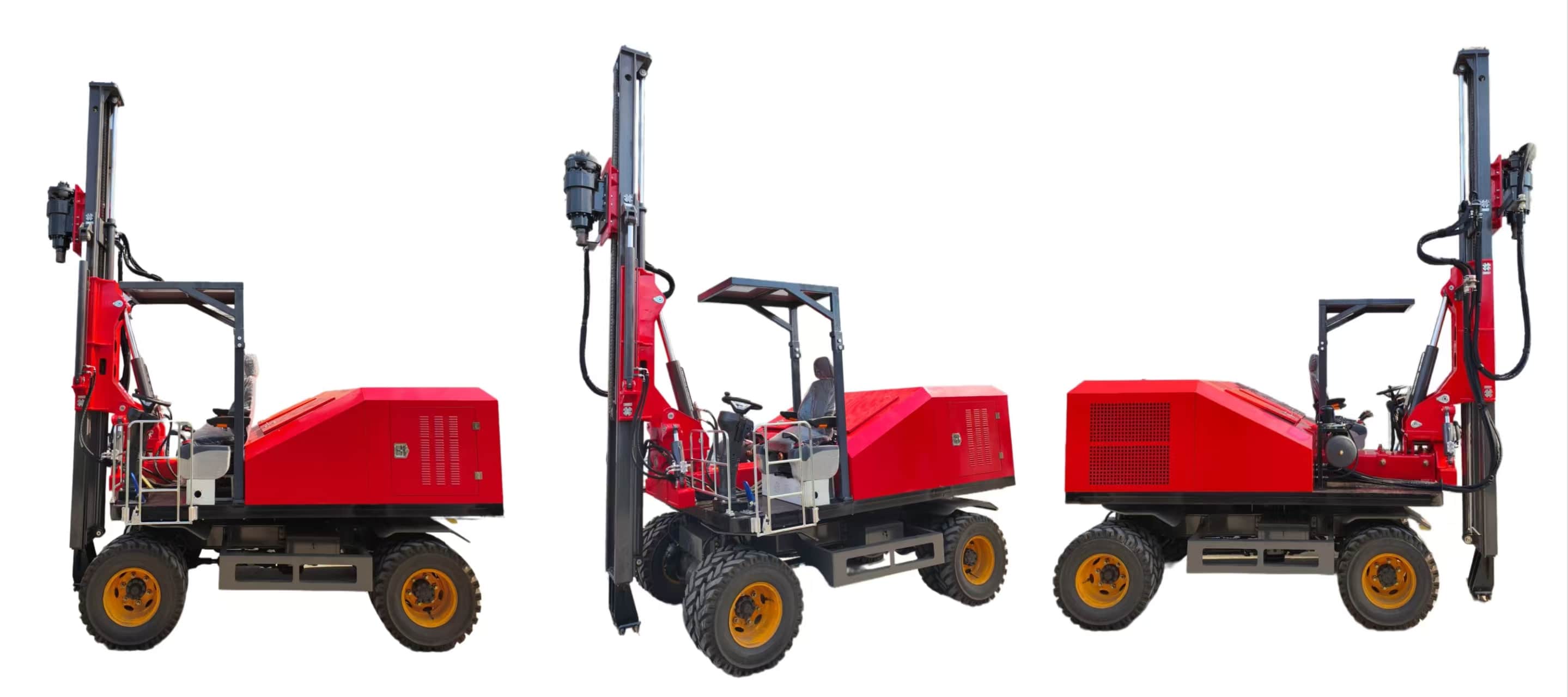 Pemacu Cerucuk Solar Beroda TZ680: Memperkasakan Pembinaan PV dengan Kecekapan